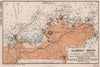 Braye, Alderney sea coast chart D-Day planning map. ADMIRALTY 1943 old