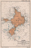 Sark sea coast chart. D-Day planning map. Channel Islands. ADMIRALTY 1943