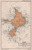 Sark sea coast chart. D-Day planning map. Channel Islands. ADMIRALTY 1943