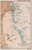 Gorey, Jersey sea coast chart. D-Day planning map Channel Islands ADMIRALTY 1943