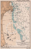 Gorey, Jersey sea coast chart. D-Day planning map Channel Islands ADMIRALTY 1943