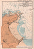 Saint-Cast sea coast chart. D-Day planning map. Côtes-d'Armor. ADMIRALTY 1943