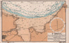 Saint-Brieuc sea coast chart. D-Day planning map. Côtes-d'Armor. ADMIRALTY 1943