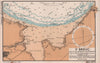 Saint-Brieuc sea coast chart. D-Day planning map. Côtes-d'Armor. ADMIRALTY 1943