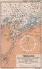 Treguier sea coast chart. D-Day planning map. Côtes-d'Armor. ADMIRALTY 1943