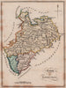 County of Roxburgh. Roxburghshire. SAYER / ARMSTRONG 1787 old antique map