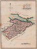 County of Linlithgow. Linlithgowshire / West Lothian. SAYER / ARMSTRONG 1787 map