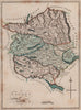 County of Perth. Perthshire. SAYER / ARMSTRONG 1787 old antique map plan chart