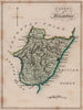 County of Kincardine. Kincardineshire. SAYER / ARMSTRONG 1787 old antique map