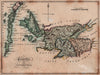 County of Inverness. Inverness-shire. SAYER / ARMSTRONG 1787 old antique map