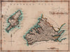 Counties of Ross & Cromarty. SAYER / ARMSTRONG 1787 old antique map plan chart