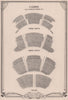 Casino (Prince Edward) Theatre, Old Compton Street. Vintage seating plan 1955