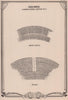 Duchess Theatre, Aldwych, Covent Garden, London. Vintage seating plan 1955