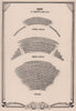 New (now Noël Coward) Theatre, St Martin's Lane. Vintage seating plan 1955