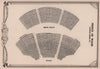 Prince of Wales Theatre, Coventry Street, London. Vintage seating plan 1955