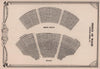 Prince of Wales Theatre, Coventry Street, London. Vintage seating plan 1955