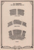St. Martin's Theatre, West Street, Cambridge Circus. Vintage seating plan 1955