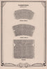 Vaudeville Theatre, Strand, London. Vintage seating plan 1955 old print