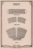 Whitehall Theatre (Trafalgar Studios), Tra. Square. Vintage seating plan 1955