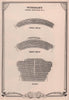 Wyndhams Theatre, Charing Cross Road, London. Vintage seating plan 1955 print