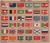 NATIONAL MARITIME FLAGS Warships Merchant Ships Europe China Japan Russia 1914