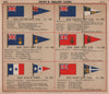 ROYAL YACHT & SAILING CLUB FLAGS E-G Eastern Engineer Forth Fowey Galway 1914
