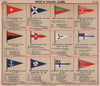 YACHT & SAILING CLUB FLAGS M-N Minima Monaco Mudhook Naini Tal New Zealand 1914