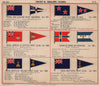 ROYAL YACHT & SAILING CLUB FLAGS N New Zealand Squadron Nice Norfolk Norsk 1911