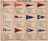YACHT & SAILING CLUB FLAGS M-N Moda Monaco Mudhook Neva New Zealand Nore 1911