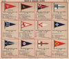 YACHT & SAILING CLUB FLAGS N-P Shannon Orkney Orwell Ouse Oxford Penarth 1911