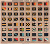 YACHT FLAGS. Black & Yellow. Black Red & Yellow. Turquoise & Black 1911 print
