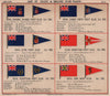 ROYAL YACHT & SAILING CLUB FLAGS C Channel Islands Cinque Ports Clyde Cork 1908