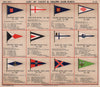 YACHT & SAILING CLUB FLAGS A-B Baltic Belfast Bembridge Berlin Brighton 1908