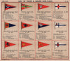 YACHT & SAILING CLUB FLAGS K-L Kobe Lariano Liverpool Lorn Lough Derg Erne 1908