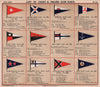 YACHT & SAILING CLUB FLAGS M-N Midland Minima Mosquito Mudhook Nice Nore 1908