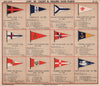 YACHT & SAILING CLUB FLAGS S-T Sussex Taw Teign Thames Torbay Torquay Trent 1908