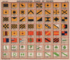 YACHT FLAGS. Black & Yellow. Red Black Yellow. Green White. Plants flowers 1908