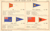 YACHT & SAILING CLUB FLAGS. Exe. Forth Corinthian. Royal Forth. Fowey 1896