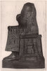 Black Diorite Statue of Gudea from Telloh. de Sarzec. Louvre, Paris. Iraq 1903