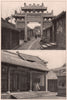 China: 1. A Street in Tungchow. 2. Reception Hall of Temple. China 1903 print