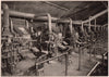 Battery of Linotype Composing Machines. Manufacturing 1903 old antique print