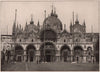 Venice: The Cathedral of Saint Mark. Venice 1903 old antique print picture