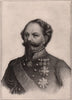 Victor Emmanuel II. Italy 1903 old antique vintage print picture