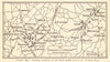 Battle of Waterloo. Positions at 8 p.m., 18 June 1815. Belgium 1903 old map