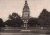 Maryland: State Capitol at Annapolis. Maryland 1903 old antique print picture