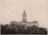 Missouri: State Capitol at Jefferson City. Missouri 1903 old antique print