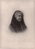 Elizabeth Cady Stanton. US 1904 old antique vintage print picture