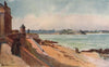 From my windows, St. Malo. Ille-et-Vilaine. Côte d'Émeraude 1912 old print
