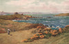 St. Lunaire/Briac/Cast golf links. Ille-et-Vilaine. Côte d'Émeraude 1912 print