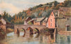 Le Port, Dinan. Côtes-d'Armor. Côte d'Émeraude 1912 old antique print picture